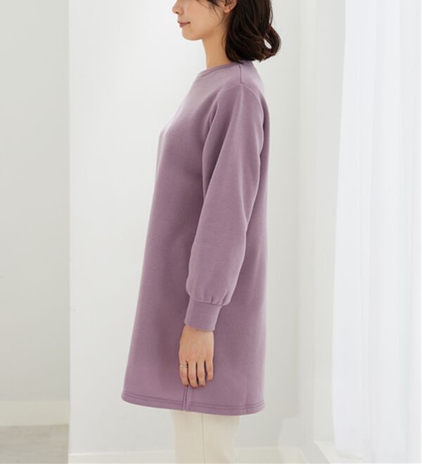 BELLUNA（ベルーナ）の「ふんわり素材軽ぽかチュニックワンピ―ス（チュニックワンピース）」｜詳細画像