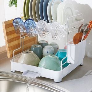 「省スペース水切りラック（水まわり用品）」｜詳細画像