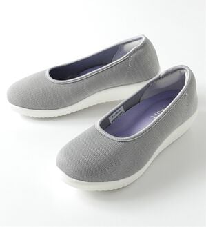BELLUNA（ベルーナ）の「幅広ラクちんニットパンプス（パンプス）」｜グレー