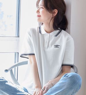 alotta（アロッタ）の「【アンブロ】　配色デザインポロシャツ（ポロシャツ）」｜詳細画像