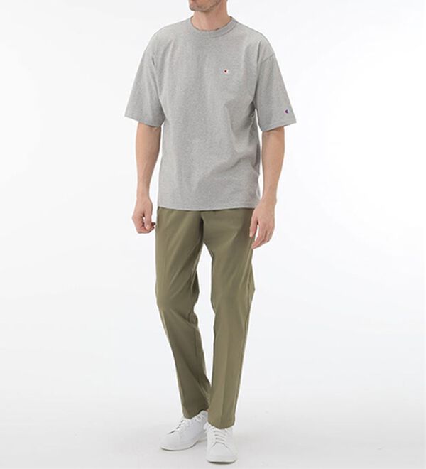 「【４本組】のびのび快適アクティブチノパンツ（メンズフルレングスパンツ）」｜詳細画像