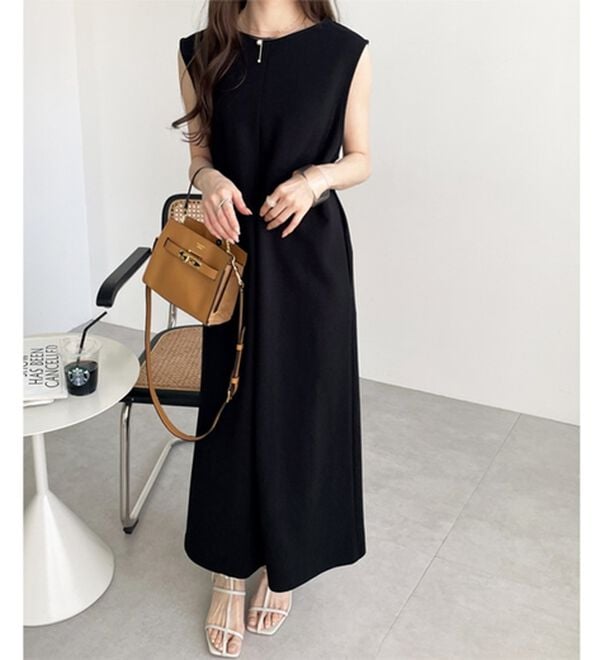 GeeRA（ジーラ）の「３ＷＡＹジップデザインジレワンピース（ジレ）」｜詳細画像