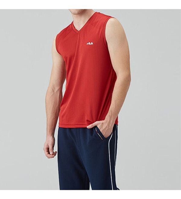 「＜フィラ＞ドライメッシュシャツ半袖・袖無し（メンズＴシャツ）」｜詳細画像