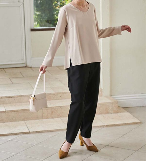 RANAN（ラナン）の「【選べるデザイン】楽してきれい見え！セットアップ（ブラウススーツ）」｜詳細画像