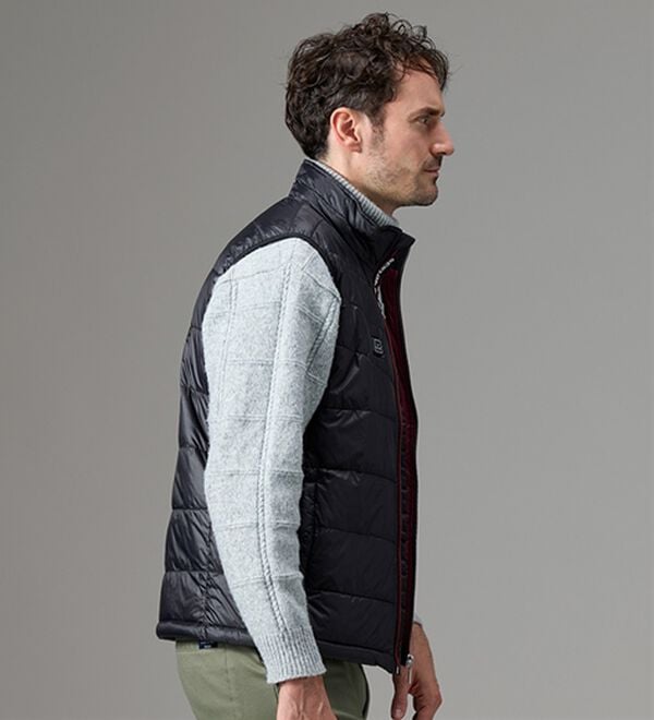 「＜ダンロップ・モータースポーツ＞秒・暖（すぐにあったか）ヒーター付ベスト（メンズベスト）」｜詳細画像