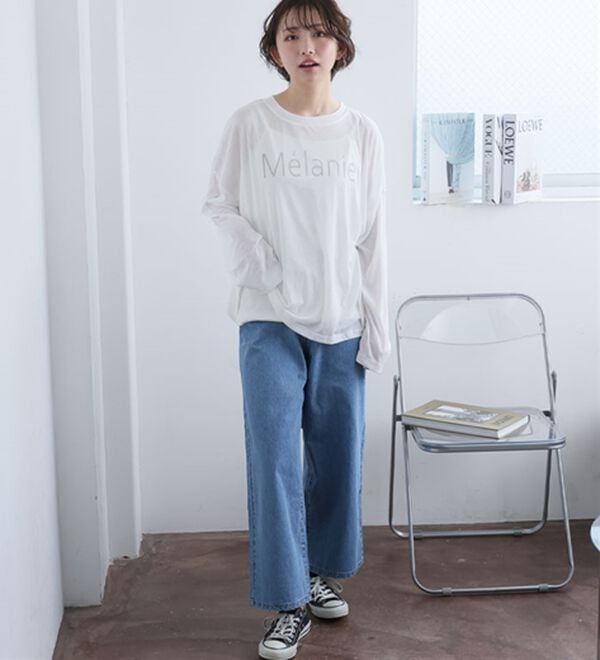 A HAPPY MARILYN（アハッピーマリリン）の「【大きいサイズ】【Ｍ～７Ｌ／選べる丈】夏でも穿きたい！美脚＆美尻が叶う！優勝！着痩せワイドパンツ（ワイドパンツ・ガウチョ）」｜詳細画像