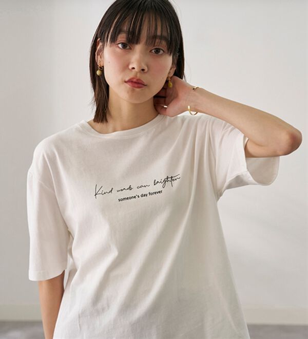 BELLUNA（ベルーナ）の「汗ジミ対策！よれない大人のプリントＴシャツ（Tシャツ）」｜詳細画像