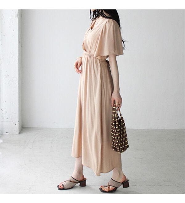 GeeRA（ジーラ）の「バックオープンロングワンピース（ロングワンピース）」｜詳細画像