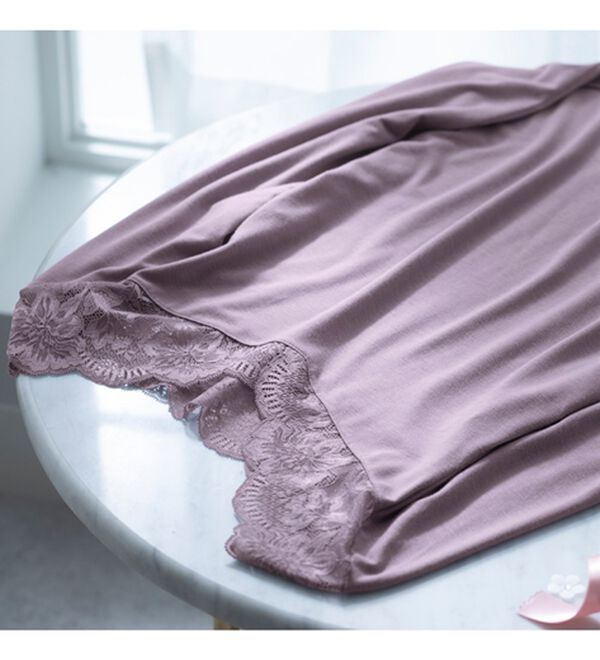 LAVIENNE（ラヴィエンヌ）の「【吸湿発熱】【抗菌防臭】２ＷＡＹレースインナー（肌着・インナーウェア）」｜詳細画像