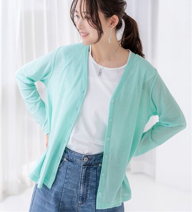 BELLUNA（ベルーナ）の「【着る日焼け止め！】ＵＶ対策シアーカーディガン（その他カーディガン）」