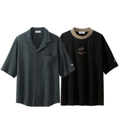 「＜フィラ＞シアサッカーシャツアンサンブル（メンズシャツ）」