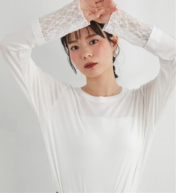 RANAN（ラナン）の「レイヤードスリーブロンＴＥＥ（カットソー）」｜詳細画像