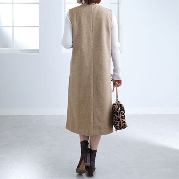 BELLUNA（ベルーナ）の「ライトメルトンジャンパースカート（ジャンパースカート）」｜詳細画像