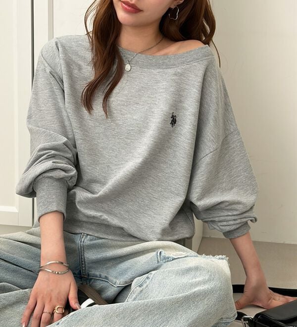 GeeRA（ジーラ）の「【U.S. POLO ASSN.】ボートネックスウェット（トレーナー・スウェット）」｜詳細画像