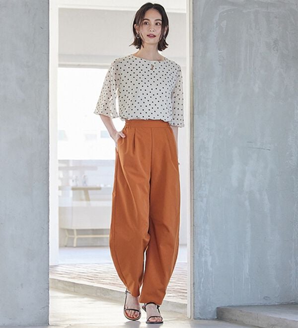 RANAN（ラナン）の「ひんやり！カーブパンツ（フルレングスパンツ）」｜詳細画像