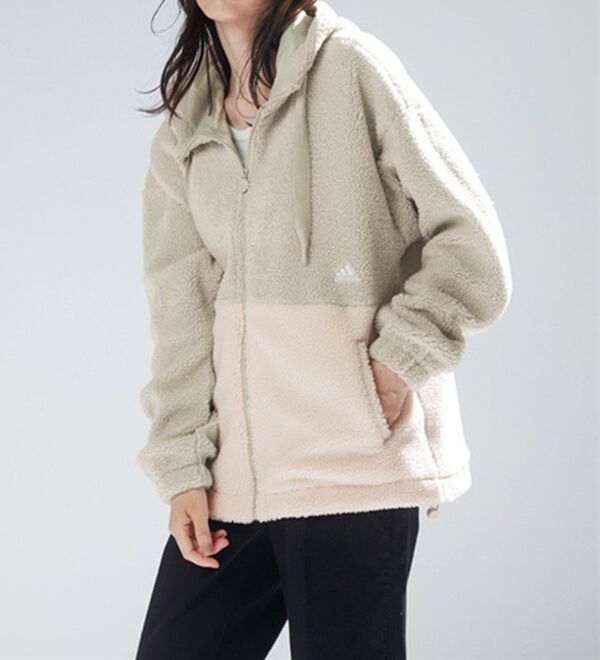 adidas ボアジャケット adidas＞ボアジャケット - ベルーナ【公式】