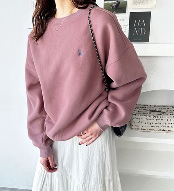 GeeRA（ジーラ）の「【U.S. POLO ASSN.】表ピーチ裏起毛スウェット（トレーナー・スウェット）」｜詳細画像