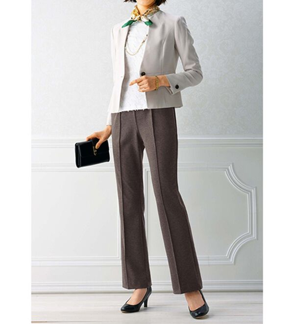 ルフラン（ルフラン）の「【３本組】日本製あったか楽ラク美人パンツ（フルレングスパンツ）」｜詳細画像