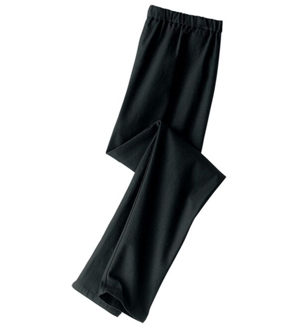 BELLUNA（ベルーナ）の「＜＆ｃｏｃｏｃｈｉ＞チュニックの下にはくゆるパンツ（フルレングスパンツ）」｜黒