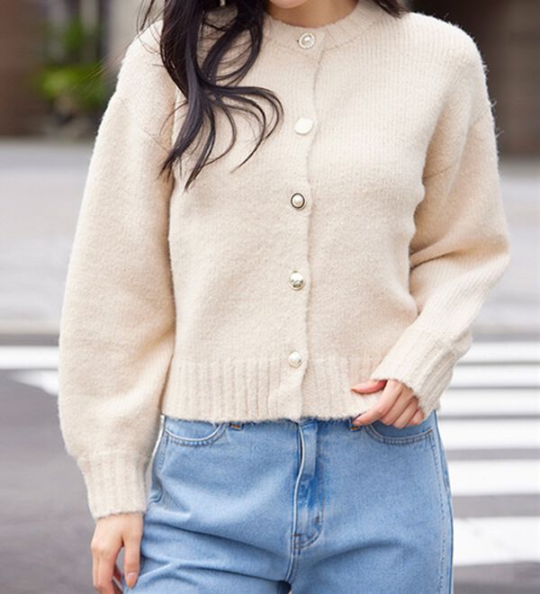 RANAN（ラナン）の「色々レトロボタンカーディガン（ニットカーディガン）」｜詳細画像