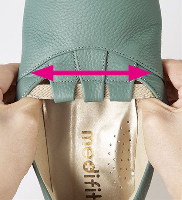 ルフラン（ルフラン）の「メディフィット５Ｅ甲ゴムシューズ（スリッポン）」｜詳細画像