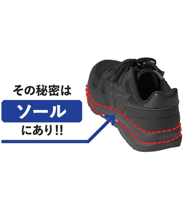 「＜ミズノ＞６Ｅ幅広ウォーキングスニーカー（メンズスニーカー）」｜詳細画像