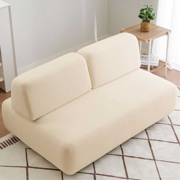 iellio（イエリオ）の「コンパクトマルチソファ　Ｎｕｎｕ（ソファ）」｜アイボリー