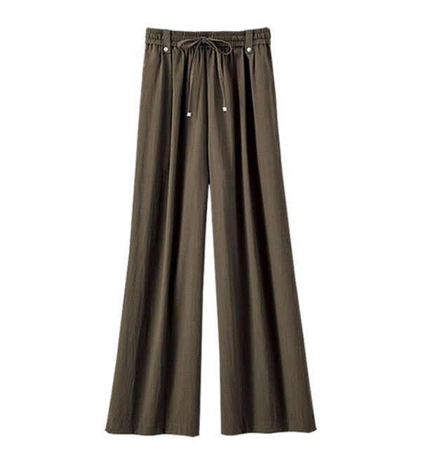 BELLUNA（ベルーナ）の「サラリ快適！ビンテージ調ワイドパンツ（ワイドパンツ・ガウチョ）」｜詳細画像