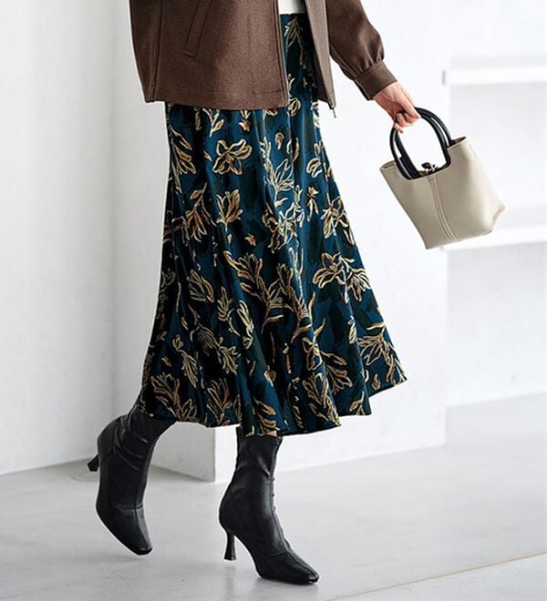 着映えプリントフレアスカート - ベルーナ【公式】