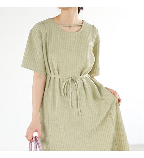 GeeRA（ジーラ）の「カットシャーリングマルチウェイワンピース（その他ワンピース）」｜詳細画像