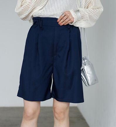 GeeRA（ジーラ）の「ハイウエストハーフパンツ（その他パンツ）」