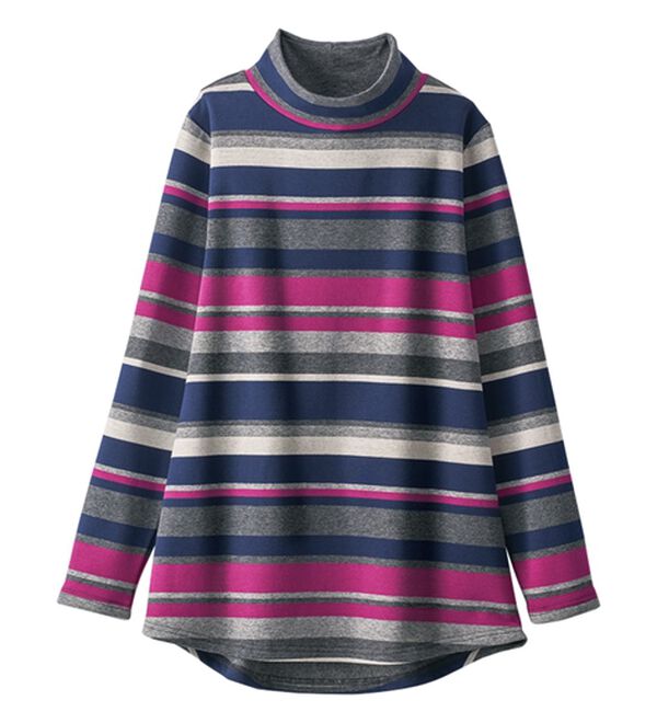 BELLUNA（ベルーナ）の「ふわふわ裏ファーハイネックプルオーバー（カットソー）」｜詳細画像