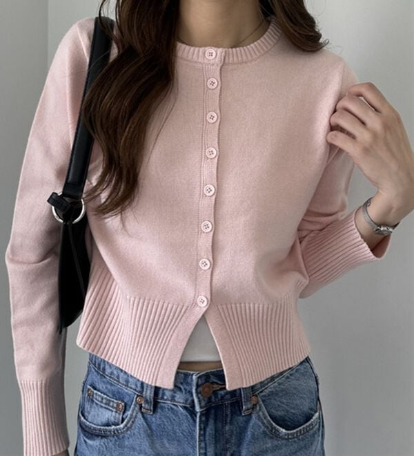 GeeRA（ジーラ）の「裾スリットカーデ（ニットカーディガン）」｜詳細画像