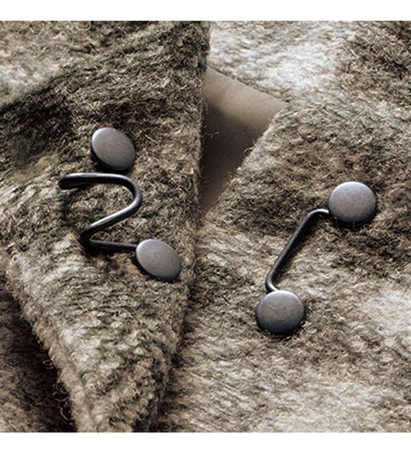 ルフラン（ルフラン）の「ウール入り　ビッグチェックコート（ロングコート）」｜詳細画像