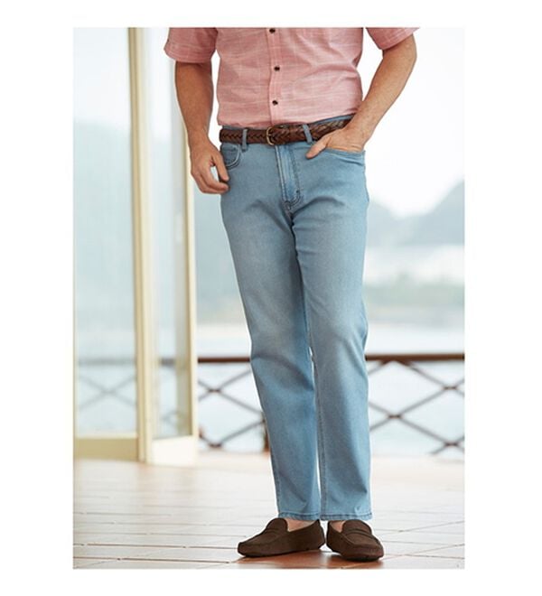 「【３本組】定番！柔らかラクラクジーンズ（メンズデニムパンツ）」｜詳細画像