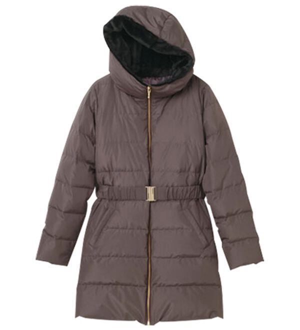 RANAN（ラナン）の「暖かファーフード使いすっきりダウンコート（ダウンコート・ジャケット・ベスト）」｜詳細画像