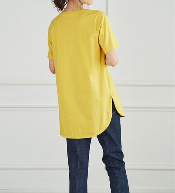 RANAN（ラナン）の「＜ＢＣ＞綿１００％ひんやりラウンドヘムプルオーバー（カットソー）」｜詳細画像