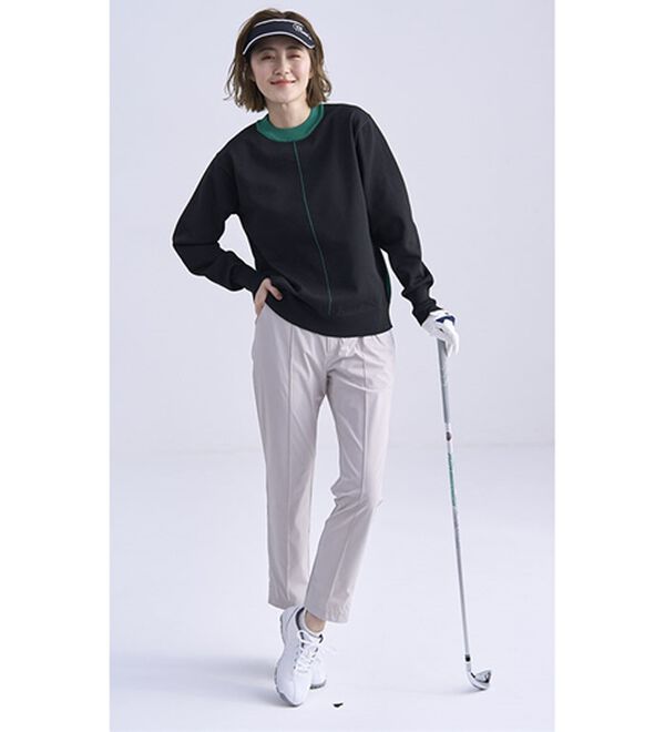 BELLUNA（ベルーナ）の「配色ラインニットプルオーバー（ニット・セーター）」｜詳細画像