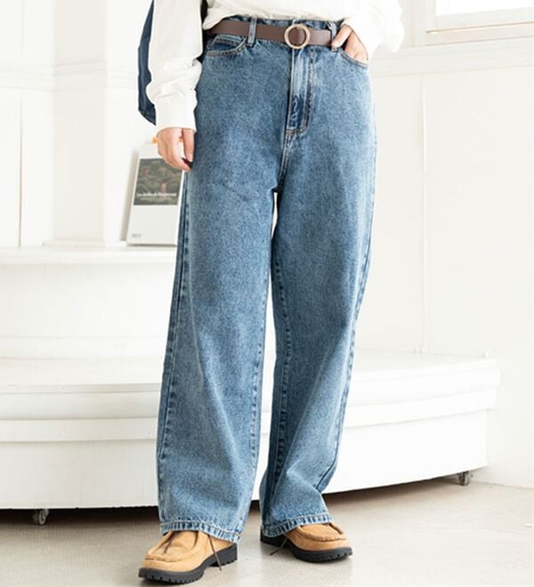 A HAPPY MARILYN（アハッピーマリリン）の「【Ｍ～７Ｌ】美脚＆美尻が叶う！優勝ワイドパンツ（ワイドパンツ・ガウチョ）」｜詳細画像