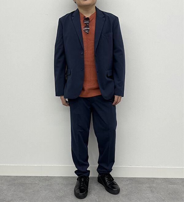 REMEN'S（リメンズ）の「【接触冷感】楽ちんセットアップ（ビジネススーツ）」｜詳細画像