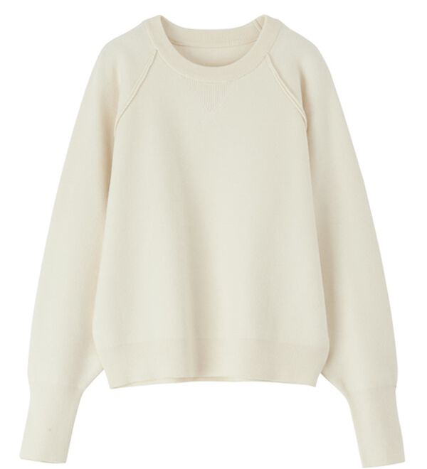 RANAN（ラナン）の「パチパチしにくい！大人のきれいめトレーナーニット（ニット・セーター）」｜詳細画像