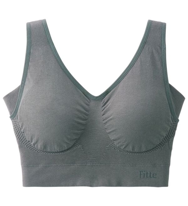 「＜グンゼ＞マルチブラ（ノンワイヤーブラ）」｜グレー