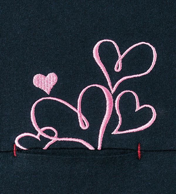 ルフラン（ルフラン）の「綿１００％刺しゅうＴシャツ（Tシャツ）」｜詳細画像