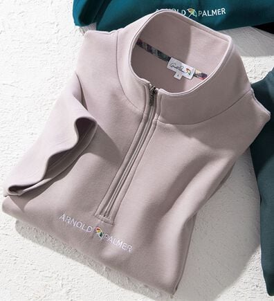 「＜アーノルド　パーマー＞ハーフジップトレーナー（メンズトレーナー）」