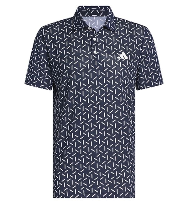「＜ａｄｉｄａｓ＞ゴルフ　ＣＬＩＭＡＣＯＯＬクライマクールレクタングル　プリントメッシュ半袖シャツ（メンズシャツ）」｜詳細画像
