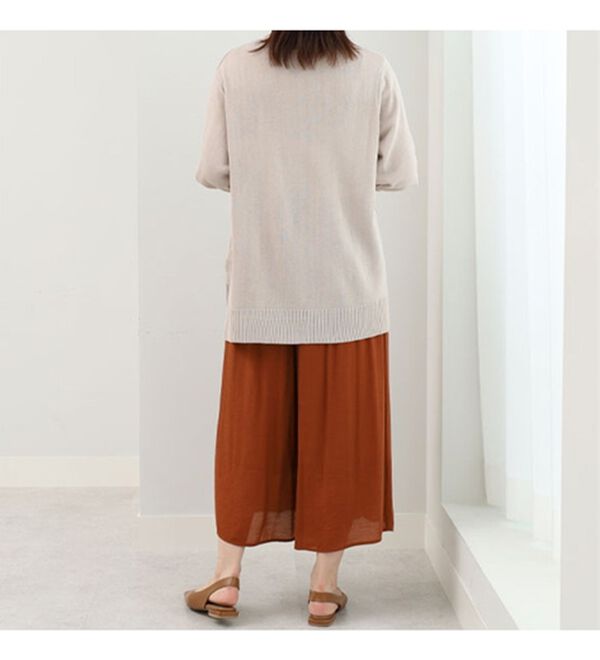 BELLUNA（ベルーナ）の「格子柄ニットプルオーバー（ニット・セーター）」｜詳細画像