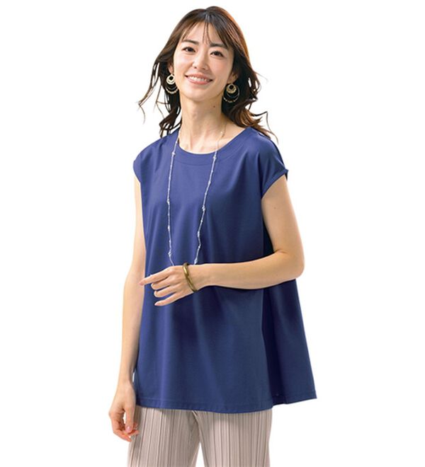 ルフラン（ルフラン）の「１枚でサマになる！ノースリーブプルオーバー（カットソー）」｜詳細画像