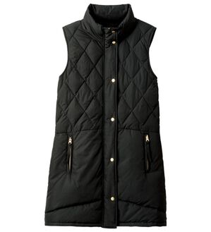 VINNO（ヴィノ）の「ハイブリッドダウン切替デザインベスト（ベスト）」｜黒