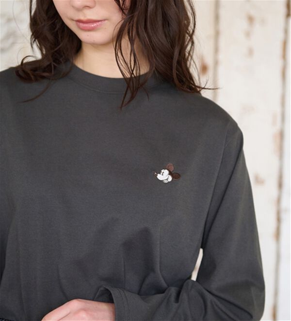 BELLUNA（ベルーナ）の「＜Ｄｉｓｎｅｙ＞【ミニー】プリントビックTシャツ（カットソー）」｜詳細画像