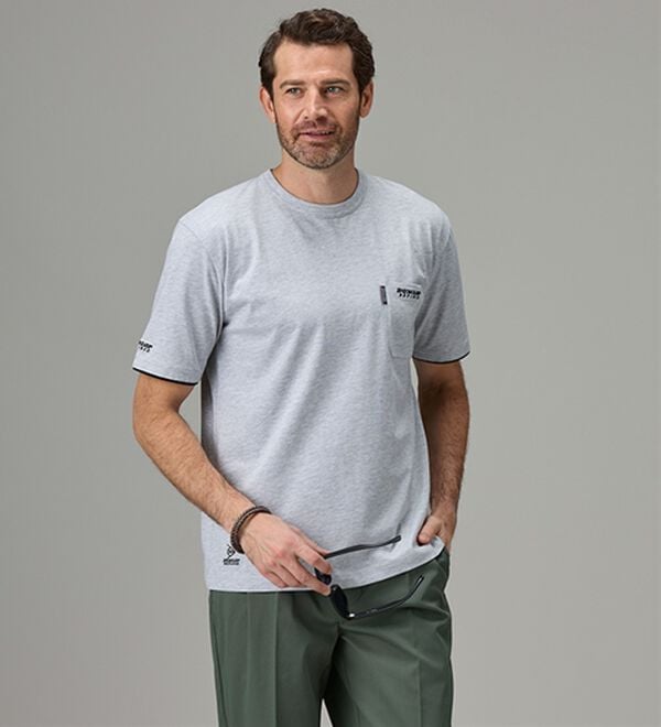 「【５色組】＜ダンロップ・リファインド＞品質自慢のベーシックＴシャツ（メンズＴシャツ）」｜詳細画像